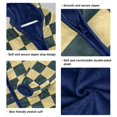 BZSMCE Double-Sided Sherpa Fleece Hooded Zipper Jacket Dark Green Light ...