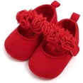 thumbnail image 6 of Antheron Baby Girls Mary Jane Flats Soft Sole Infant Moccasins Floral Sparkly Toddler Princess Dress Shoes, 6 of 6
