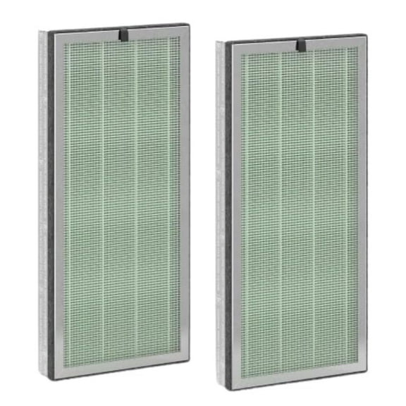 Medify Air MA-40 Genuine Replacement Filter | for Allergens, Wildfire Smoke, Dust, Odors, Pollen, Pet Dander | 3 in 1 with Pre-filter, H14 HEPA, and Activated Carbon for 99.7% Removal | 2-Pack