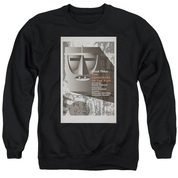 Star Trek Tos Episode 13 Adult Crewneck Sweatshirt Black