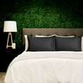 thumbnail image 6 of PiccoCasa 4 Pcs 100% Combed Cotton Soft Luxury Solid Pillow Case King Black, 6 of 8