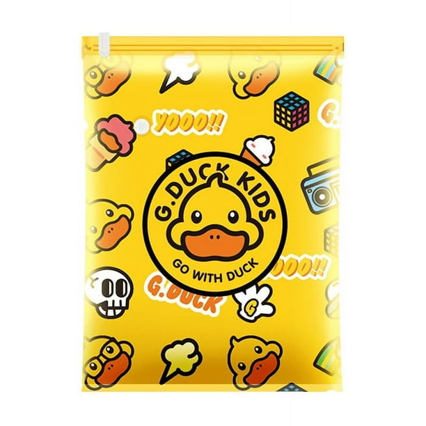 Bolsa de vacío IP de pato amarillo, bolsa de compresión al vacío para ropa, colcha, bolsa de almacenamiento al vacío para embalaje de equipaje, bolsa de plástico