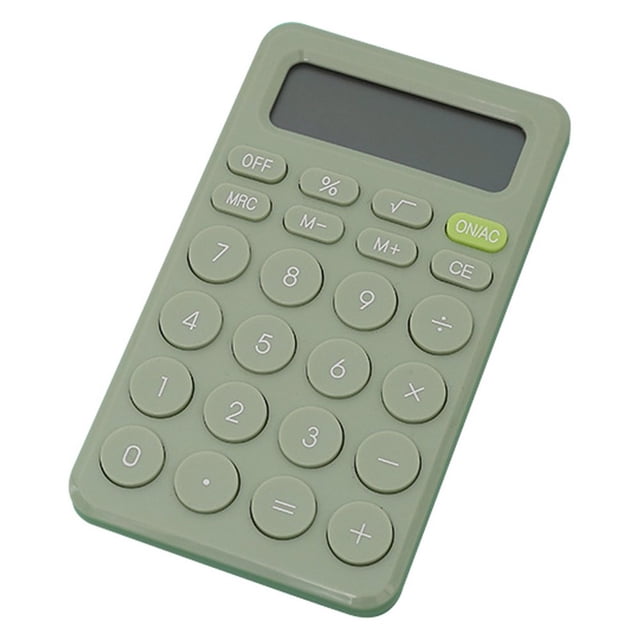 HLONK Student Calculator 8 Digits Professional Candy Color Small Portable Battery Operated LCD Display Student Calculator Office Supplies