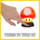 thumbnail image 3 of Paladone Super Mario Bros. Mushroom 3D Night Light - Lámpara decorativa coleccionable, 3 of 5