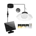 thumbnail image 1 of Luces colgantes solares para jardín de exterior con control remoto y cable de 5 m, 3 colores, 2 modos, IP65 a prueba de agua, 1 of 2