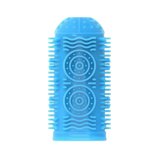Dog Toothbrush Kit Finger Silica Gel Material Soft Flexible Effective Plaque Removal Easy Use Portable for Dogs Teeth Cleaning
