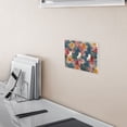 thumbnail image 6 of Haosy Light Switch Cover Plate 3 Gang Electrical Outlet Covers Vintage Oil Painted Rose Decorate Wall Plate 4.56”x4.48”, 6 of 8