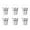 Silver, variant on HERFIER 6pcs Tinplate Fries Bucket Food Serving Container Portable Ice Chiller Cooler with Handle for Wine Champagne Beer (Large Size, Sliver) 4.72x4.32x4.32in