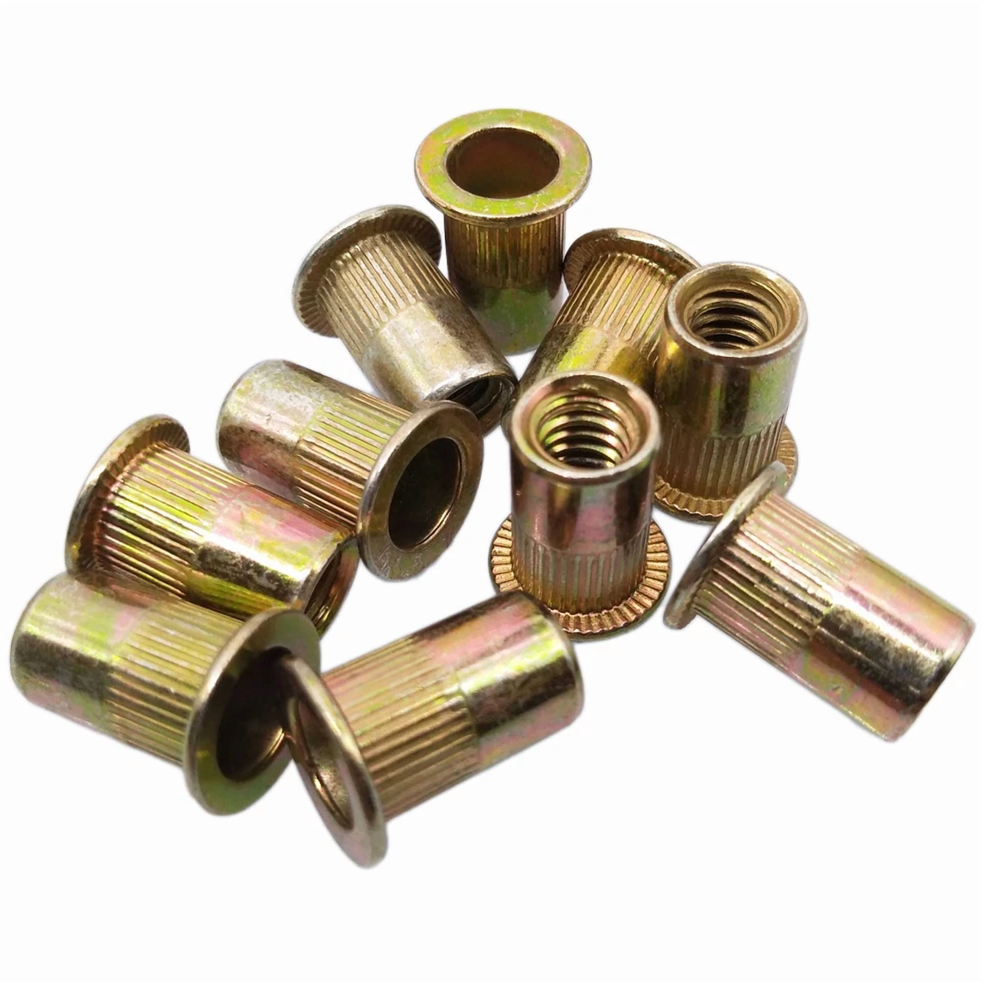 CIRCLE- 20Pcs M8 X 1.25 X 21Mm Lfk Steel Rivet Nut Rivnut Insert Nutsert