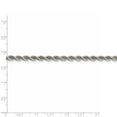 thumbnail image 2 of 925 Sterling Silver 4.3mm Solid Rope Chain Necklace 26 Inch Chain Necklace for Women and Men, 2 of 2