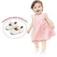 thumbnail image 2 of Soft Sole Leather Baby Shoes - Infant Baby Walking Shoes Moccasinss Rubber Sole Crib Shoes, 2 of 7