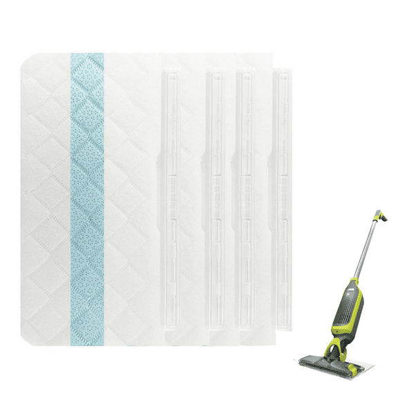 4 Pack Shark VACMOP Replacement Mop Pads for VM200 VM252 VM205 VM190 VC205 QM250 Highly Effective Cleaning Disposable Mop Accessory A Must Have for Home Cleaning