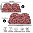 thumbnail image 3 of Fotbe Hand Drawn Tomatoes Car Windshield Sunshade | Sun Visor Protector Front Window Shade, Keeps Out UV Rays, Keeps Your Vehicle Cool-Small, 3 of 7