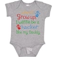 thumbnail image 3 of Inktastic Hacker Like Daddy Boys or Girls Baby Bodysuit, 3 of 5