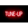 thumbnail image 1 of SpellBrite TUNE-UP LED Sign for Business. 25.9" x 6.3" Red TUNE-UP Sign Has Neon Sign Look With Energy Efficient LED Light Source. Visible from 500+ Feet, 8 Animation Settings., 1 of 4