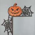 thumbnail image 5 of Halloween door corner wooden pumpkin, black cat themed Halloween decoration, 5 of 8