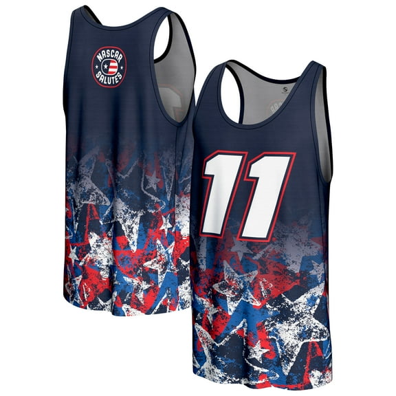 Men's-ProSphere  Navy Denny Hamlin 2025 NASCAR Salutes Collection Tank Top