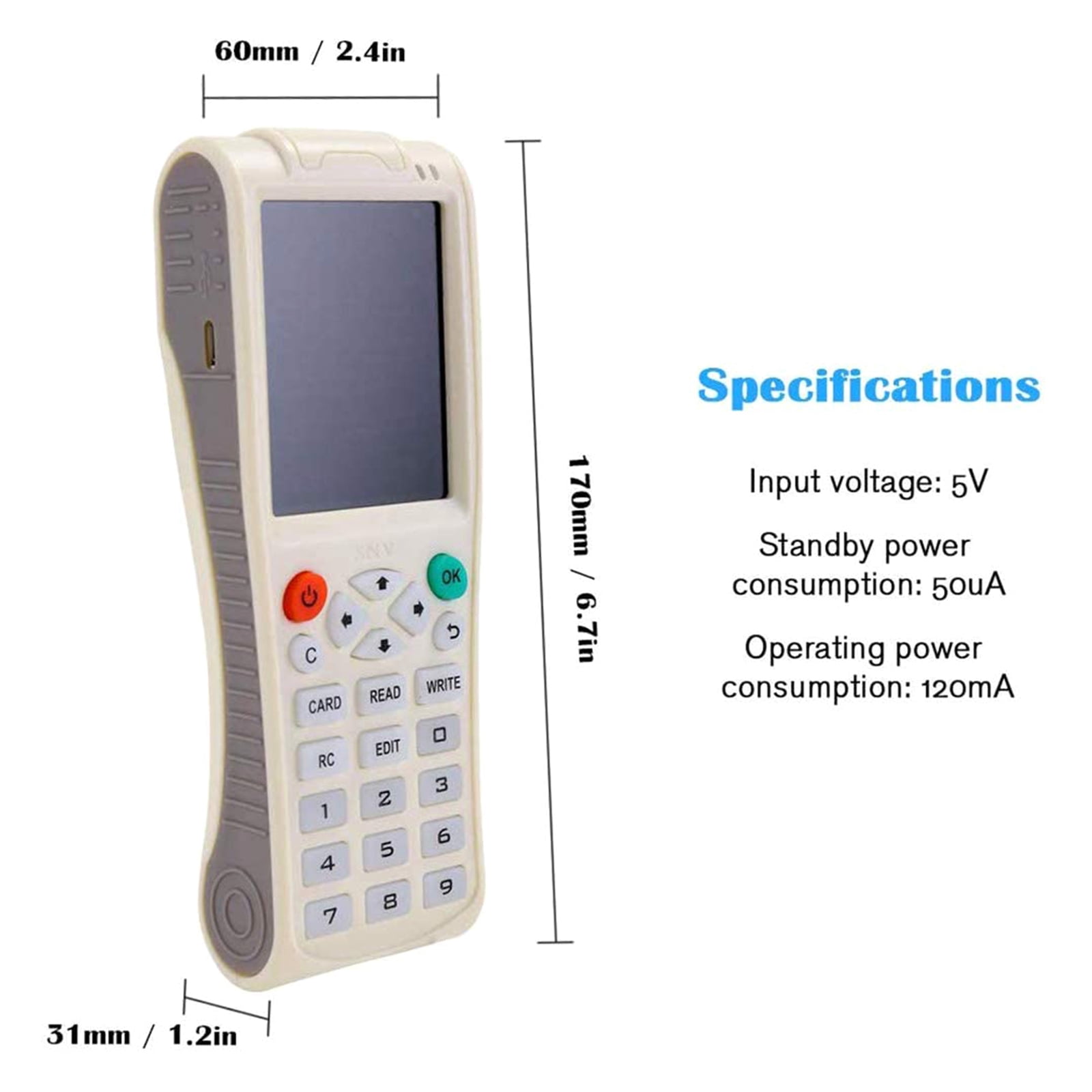 Buy Icopy5 English Full Decode Duplicator ID Key Copier RFID NFC Key ...