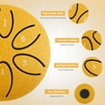 thumbnail image 4 of Jokapy Rain Chime Drum, Steel Tongue Drum 6 Notes 3 Inches Steel Drum, Gold, 4 of 9