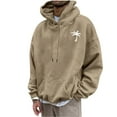 thumbnail image 1 of Mens Hoodie Letter Rinted Pullover Long-Sleeved Top Hooded Sweatshirts, 1 of 4