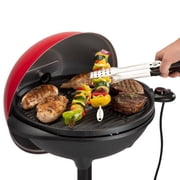 Cuisinart Indoor/Outdoor Electric Grill, 2-in-1 Portable BBQ with Nonstick Cooking Surface, Electric Grill Outdoor with Adjustable Heat