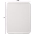 thumbnail image 3 of Superio 15L Medium White Ribbed Storage Bin with Lid, Plastic (2 Pack), 3 of 9