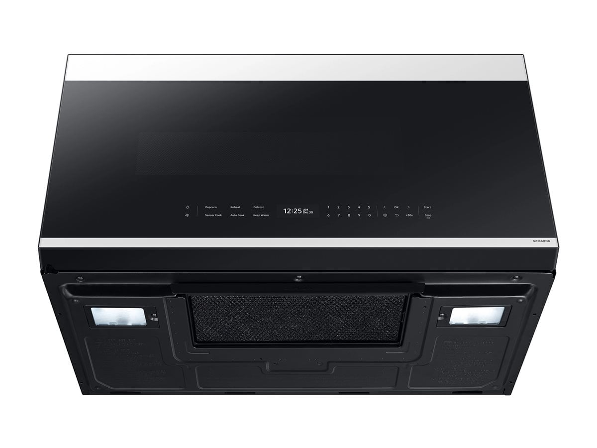 Samsung ME21DB670012 2.1 Cu. Ft. White Glass Over-the-Range Microwave