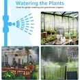 thumbnail image 4 of GooingTop Misters for Outside Patio - 26FT((8M) Misting Cooling System with 8 Brass Mist Nozzles and 3/4" Adapter,Outdoor Mister for Patio Backyard Garden Greenhouse Trampoline Sprinkler, 4 of 7