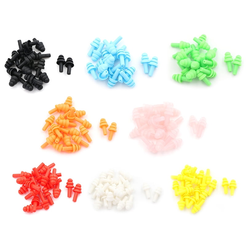 20Pcs Silicone Ear Plugs Anti Noise Snore Earplugs Comfortable For Study  Z 