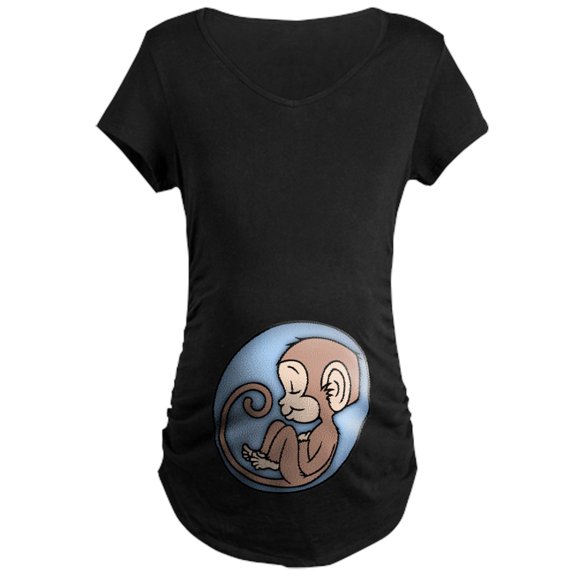 CafePress - Monkey Boy Maternity Dark T Shirt - Maternity Dark T-Shirt