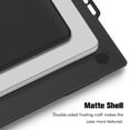 thumbnail image 6 of Fintie Case for MacBook Pro 14 Inch A3434 A3112 A3185 A3401 A2992 A2918 A2779 A2442 (2021-2025) (M5/M4/M3/M2/M1 Pro/Max Chip) with Touch ID - Protective Snap On Hard Shell, Frost Black, 6 of 9