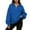 Blue, variant on Women's V-Neck Half Zip Pullover Sweatshirt Fashion Long Sleeve Casual Jacket Outerwear Soft Warm Lounge Wear Fall Winter Hoodies for Women ,XXL