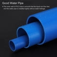 thumbnail image 5 of Uxcell Rigid Round Pipes High Impact for Water Pipe, Crafts, Decoration, Cable Sleeve Blue 101.6mm x 110mm, 5 of 6