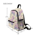 thumbnail image 3 of FORMRS Kids School Backpack with Front Zippered Pocket 12" Student Travel Daypack, Roller Disco, 3 of 6
