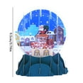 thumbnail image 2 of Tarjetas navideñas emergentes 3D LKWLPD, tarjeta navideña emergente, globo de nieve 3D, decoración navideña, regalo, tarjeta de felicitación emergente para mejor amigo, 2 of 5