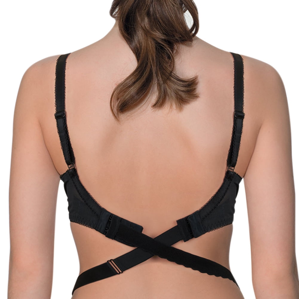Low Back Backless Bra Strap Hooks Converter Adjustable Extender for Summer Dress 