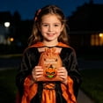 thumbnail image 4 of AZXY Halloween Trick or Treat Bags Linen Drawstring Pumpkin Candy Pouches, Reusable Happy Halloween Gift Treat Sacks for Holiday Costume Party Favors & Halloween Decor Supplies, 4 of 7