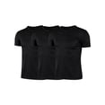 thumbnail image 2 of zdhoor Kids Boys 3 Pack Athletic Shirts Running Jogging Tops Training T Shirt Active Performance Tee Black 120, 2 of 3