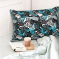 thumbnail image 4 of Salouo snow board colorful Pattern Pillow Cases,1PC Pillow Covers with Envelope Closure Decorative Pillow Case for Bed Couch,Pillows Not Included-16"x24", 4 of 6