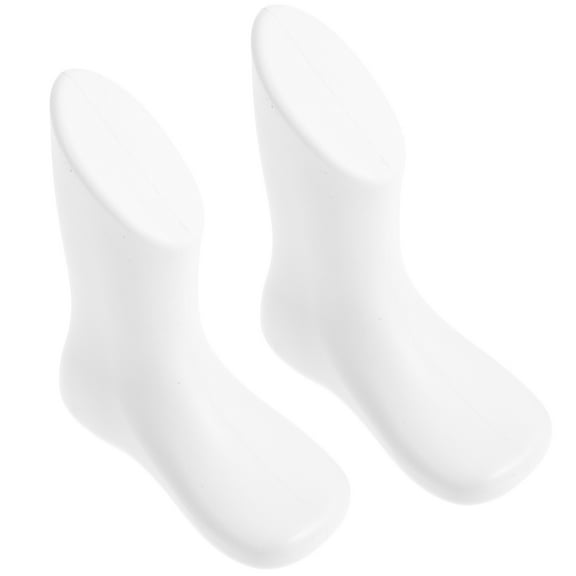 FUTUREORYY 1 Pair Baby Foot Mannequin for Socks Display Fake Feet for Infants and Toddlers
