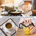 thumbnail image 5 of Pioneer Flower Floral Print Pattern 1-Pack Oven Mitts Set, Heat Resistant Kitchen Gloves, 7.7" X 12", 5 of 6