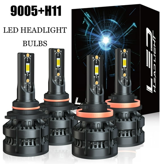 For Toyota Prius 2010-2015 6000K White LED Headlight Bulbs High Low Beam