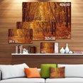 thumbnail image 3 of Forêt Jaune et Feuilles Tombées - Art Moderne sur Toile, 3 of 4