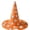 28#Saffron, variant on Witch Hat for Kids Halloween Ghost Printed Pointed Wizard Hat Quilted Stars Boys Girls