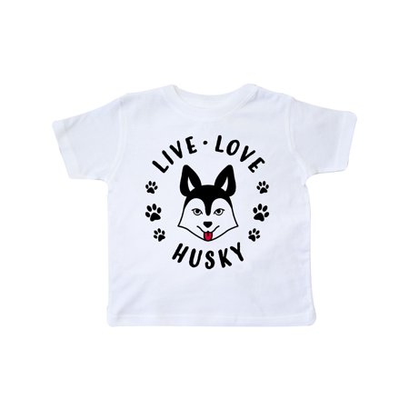 

Inktastic Live Love Husky Gift Toddler Boy or Toddler Girl T-Shirt