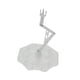 thumbnail image 4 of Base para figuras de acción, ajustable, resistente, soporte para modelos de muñecas, soporte para exhibición de modelos de muñecas Claro, 4 of 7