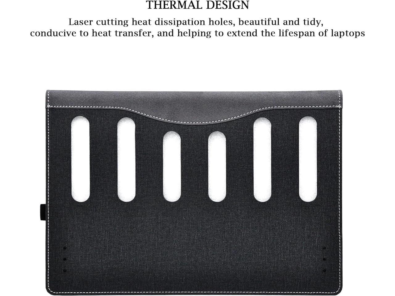 Laptop Case Cover for 13.3 inch Dell Latitude 5340 5330 5320 & Dell Latitude 3320 3330 Notebook PC Sleeve,Detachable PU Leather Protective Bag Accessory