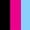 Black & Magenta & Light Blue, variant on GBH Womens V-Neck Cotton Stretch Short Sleeve Tees (3-Pack)