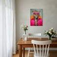 thumbnail image 5 of Funky Animals Wall Art Trendy Tiger Posters and Print Maximalist Eclectic Fashionista Leopard Wall Decor Painting for Bathroom Living room Decor, 5 of 7