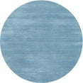thumbnail image 1 of Ahgly Company Machine Washable Indoor Round Contemporary Denim Blue Area Rugs, 6' Round, 1 of 7